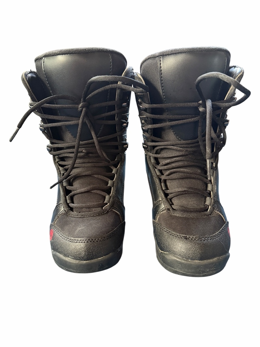 Youth Unisex Sapient Black w/ Red Detail Snowboard Boots Sz 5